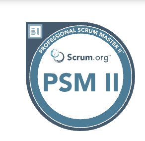 Professional Scrum Master II badge, Scrum.org